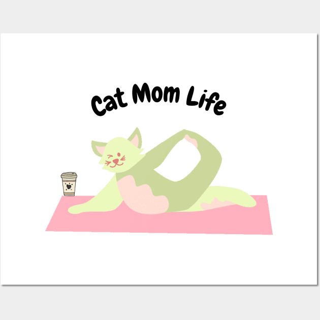 I am a proud cat mom Mom Gift Wall Art by Mission Bear